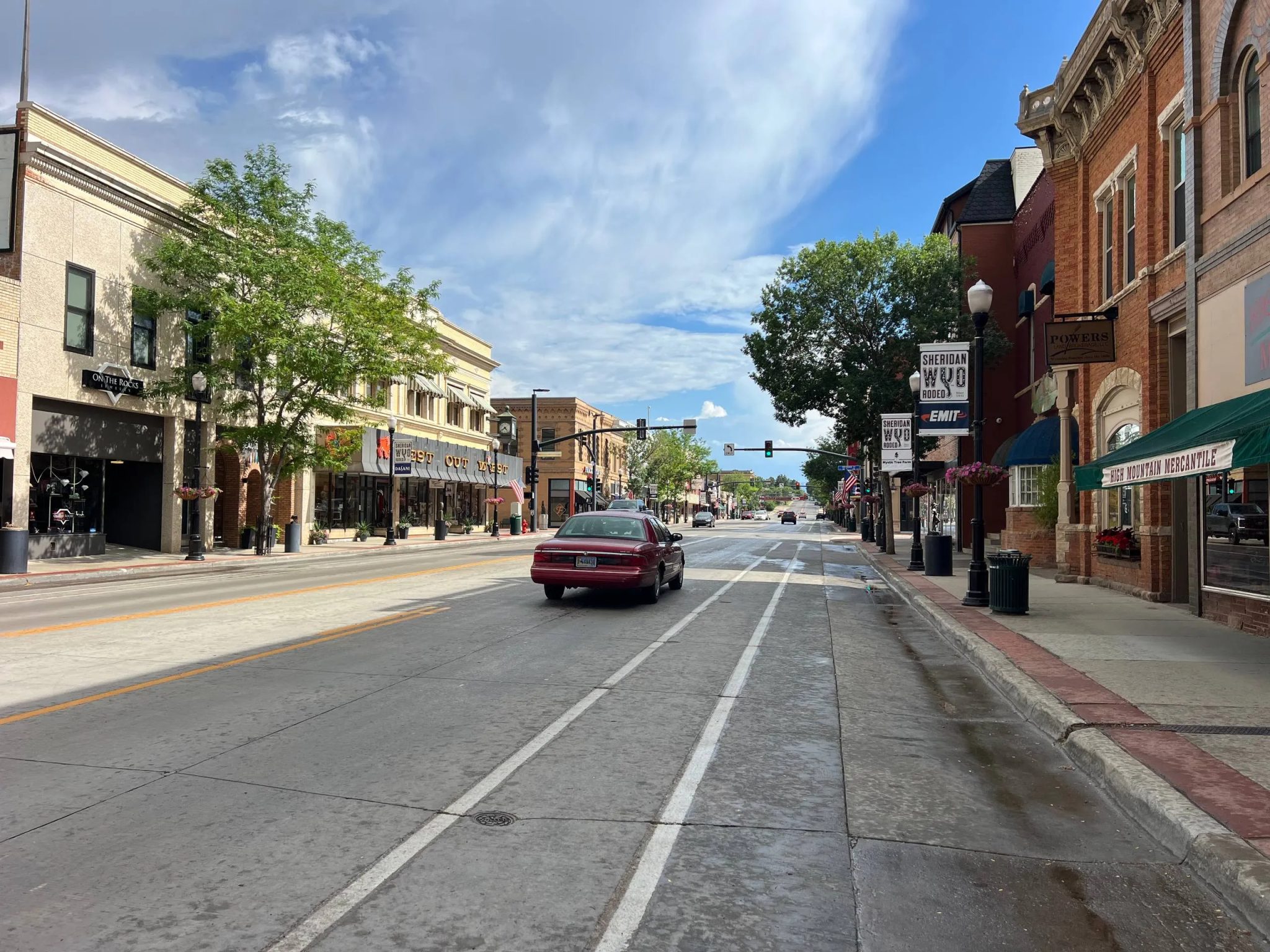 شارع في شيريدان، وايومنغ
