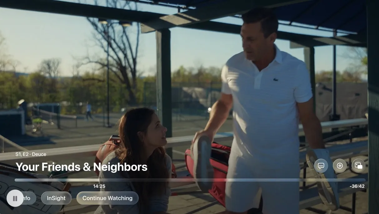 apple tvos26 liquid glass redesign.