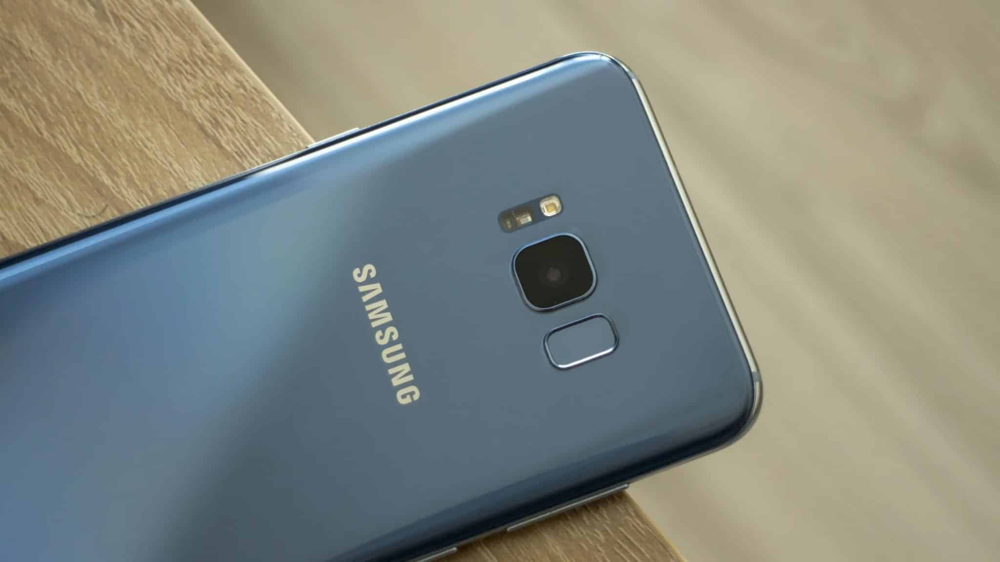 Back of Samsung Galaxy S8 Plus Phone