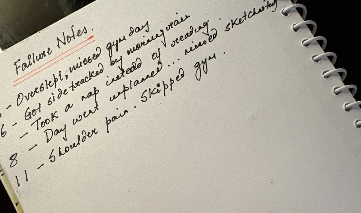 Habit Tracker Failure Notes