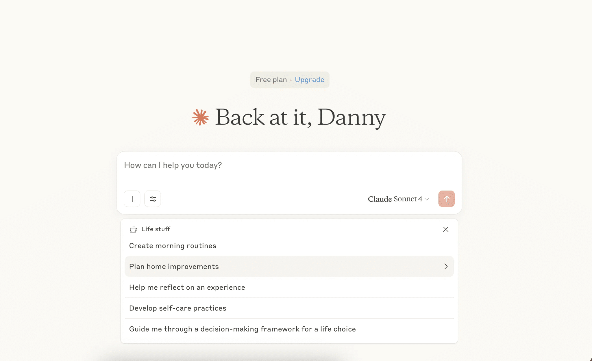 Prompting in the Claude app