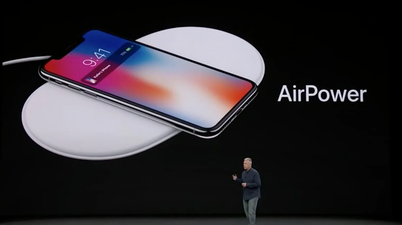 Apple unveiling the AirPower wireless charger in 2017