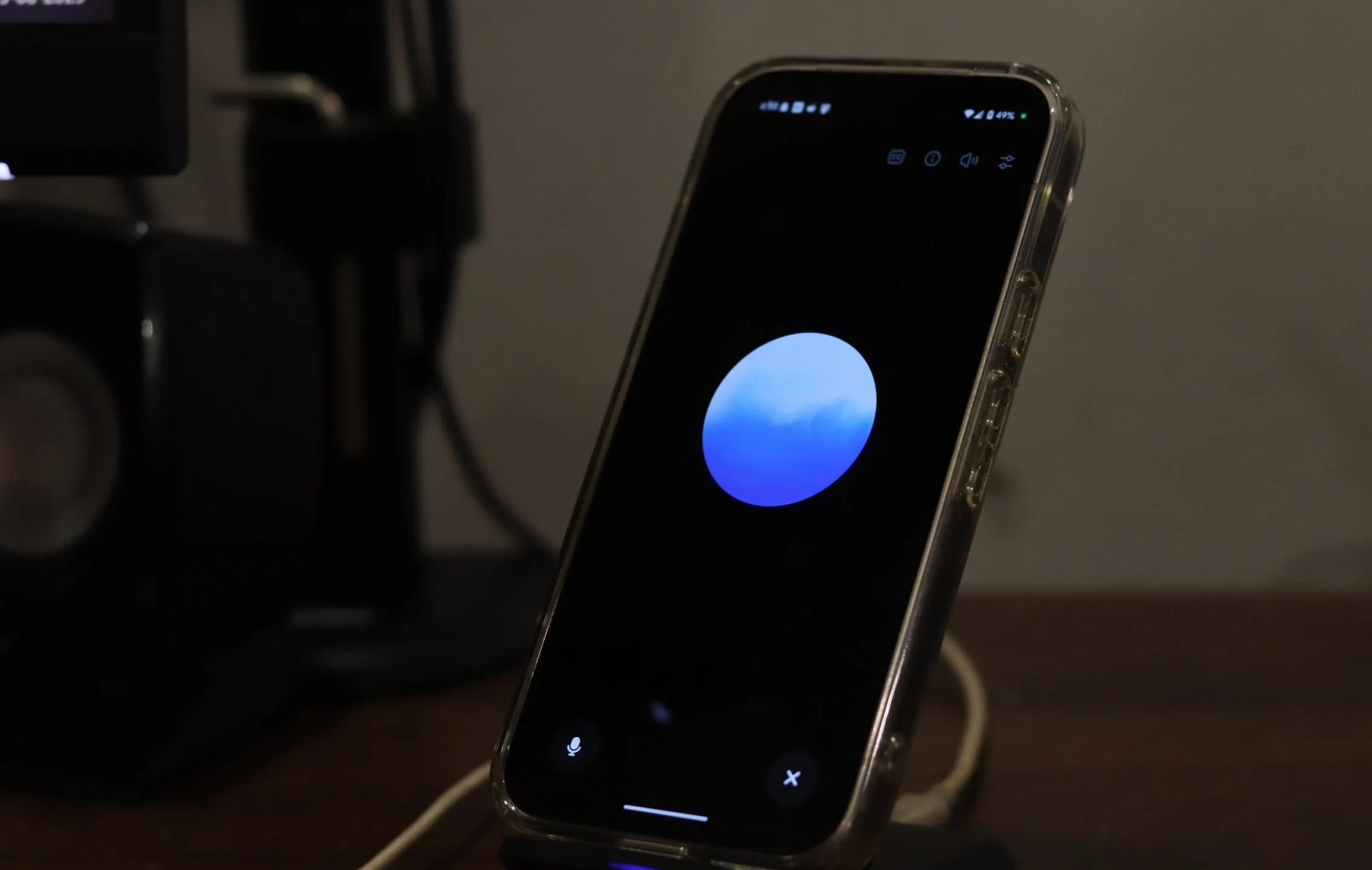 ChatGPT Voice mode open on Android