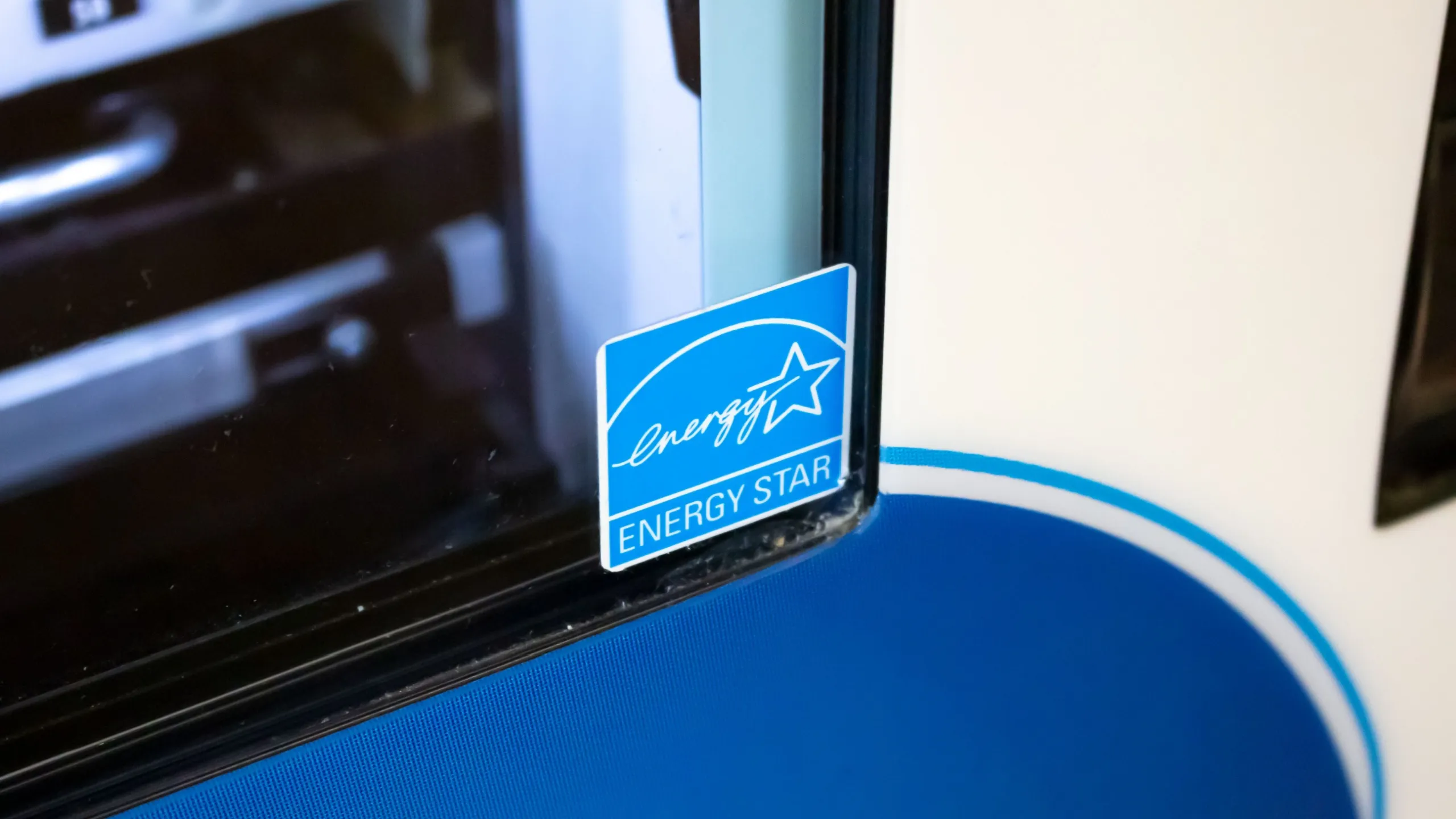 صورة مقربة لملصق ENERGY STAR على منتج