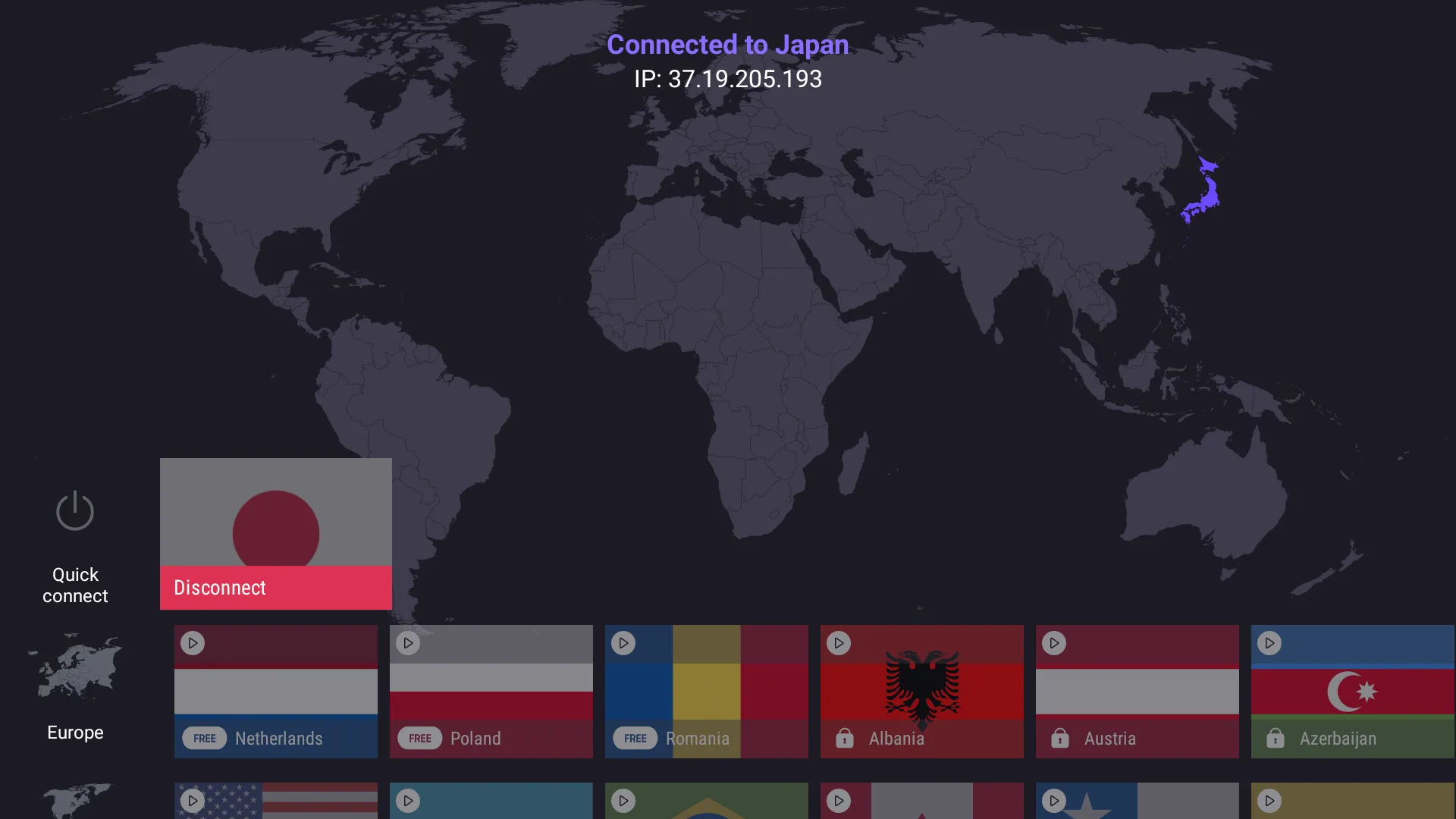 Using Proton VPN to connect to other countries