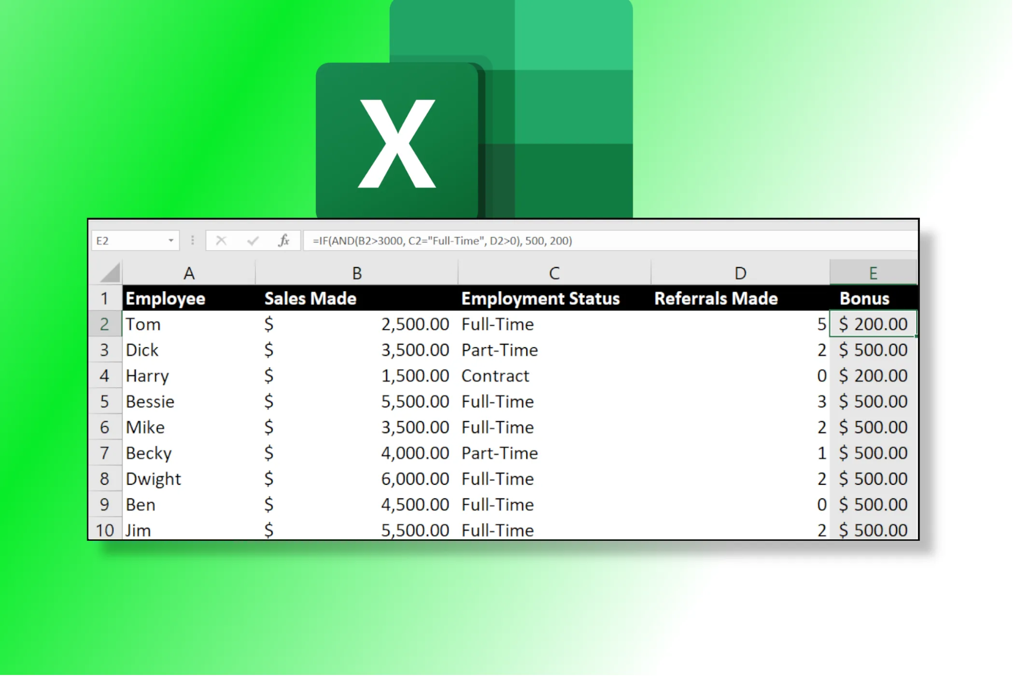 جدول بيانات الموظفين مميز