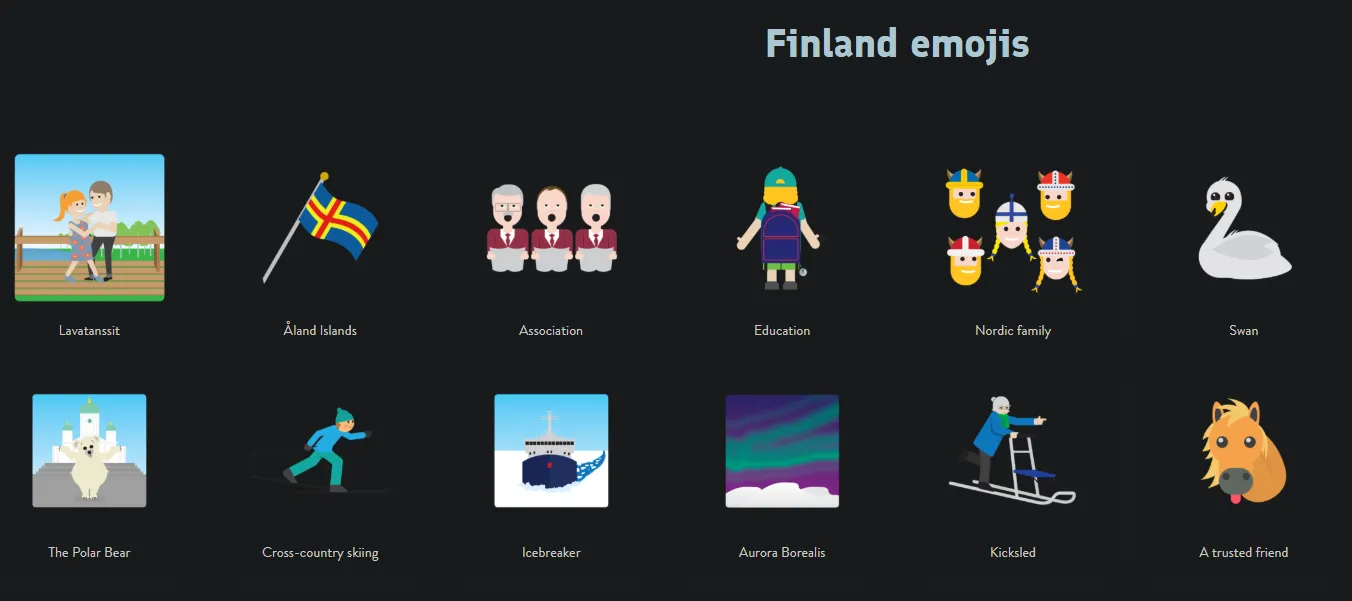 موقع الرموز التعبيرية الفنلندية