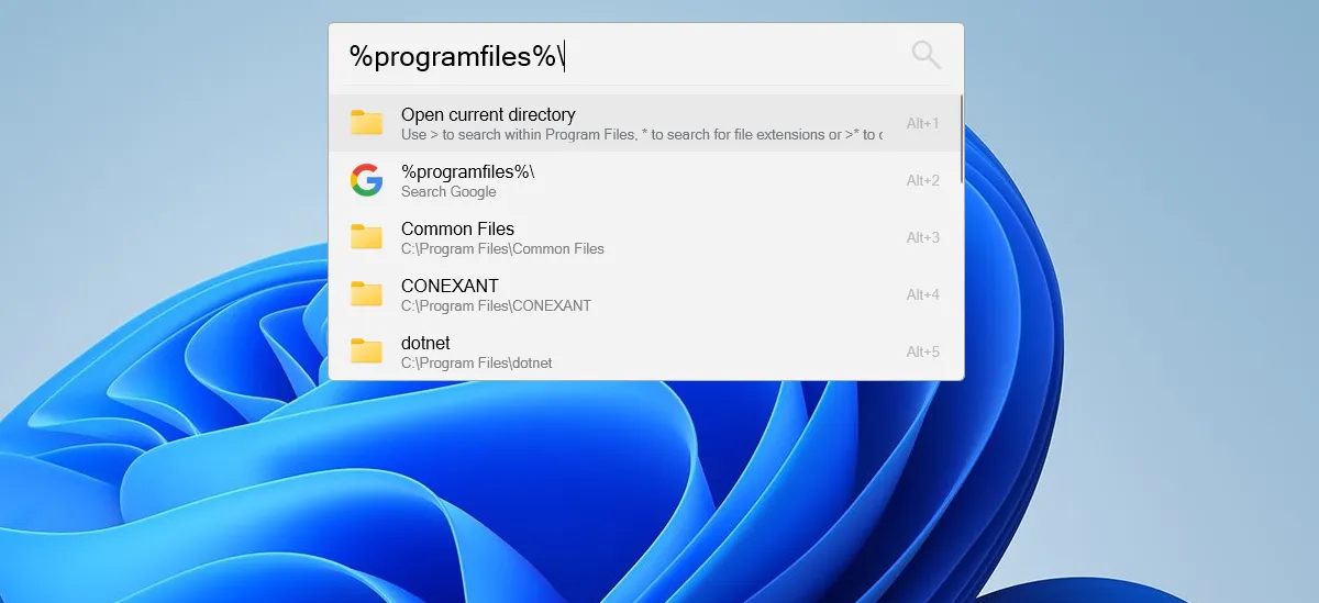 searching for directories in flowlauncher