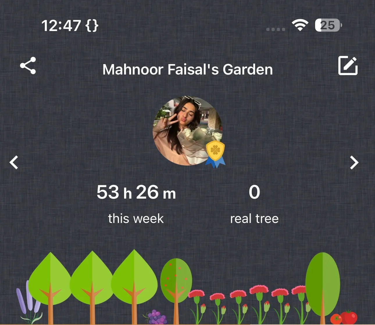 My study hours in Flora