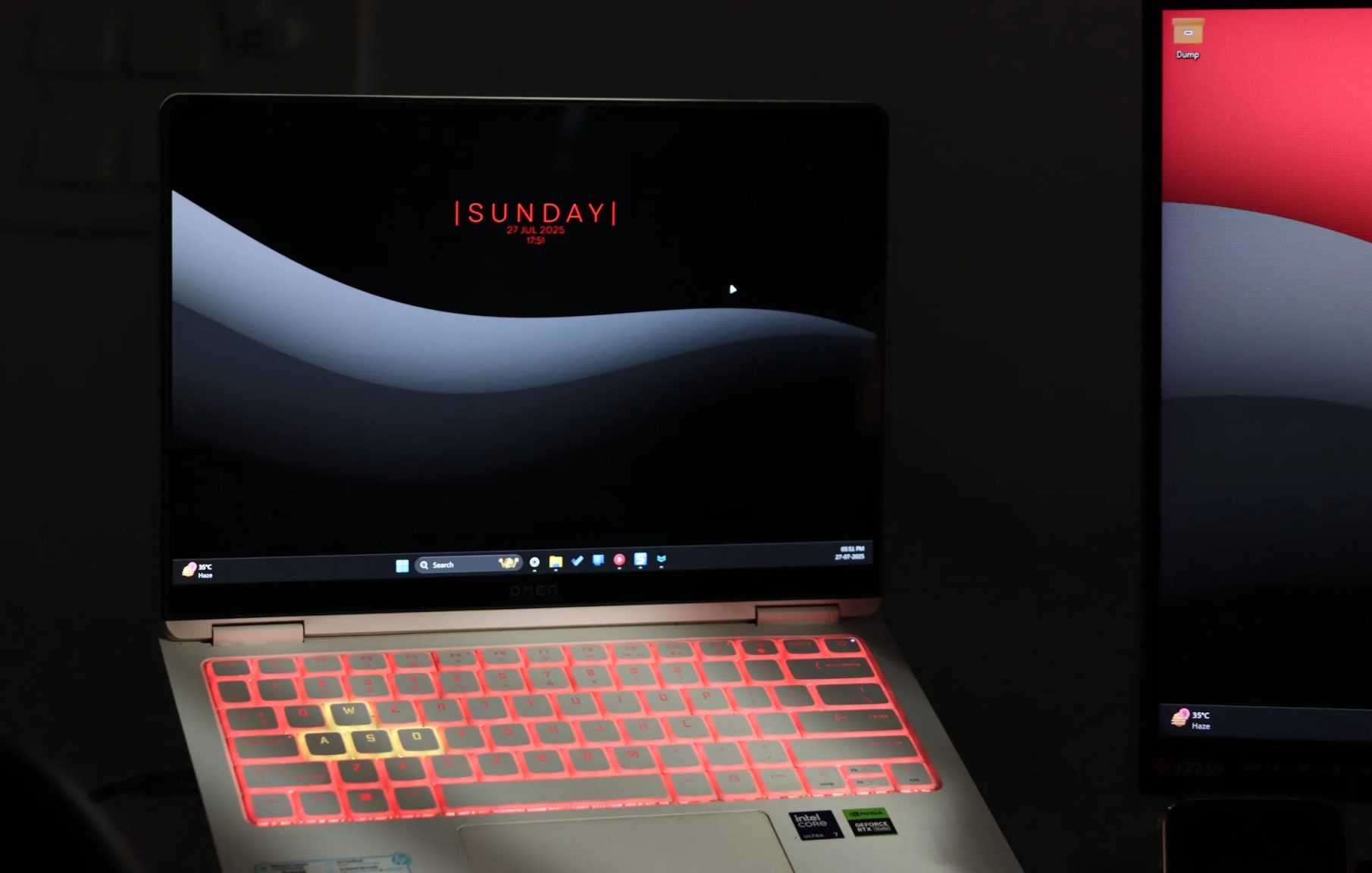 HP Omen Transcend 14 with OLED display