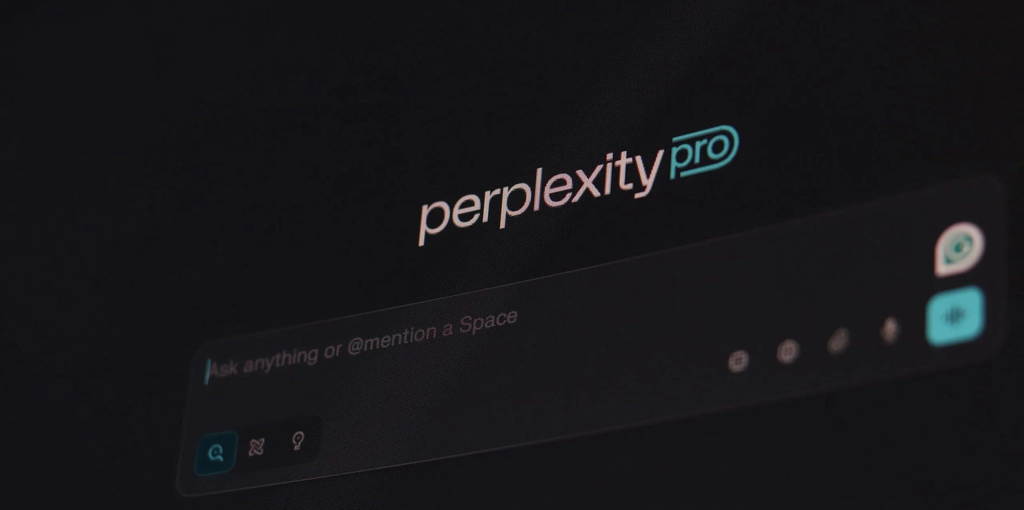 واجهة مستخدم Perplexity على متصفحات الويب