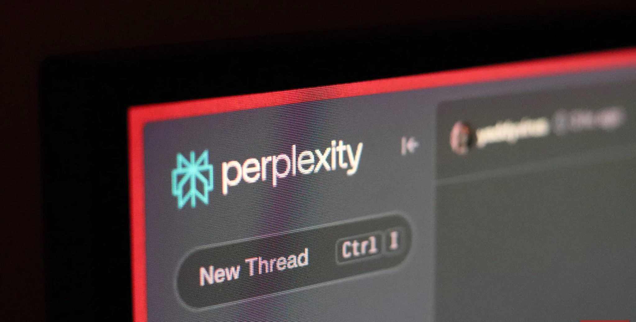 Perplexity website open in a browser