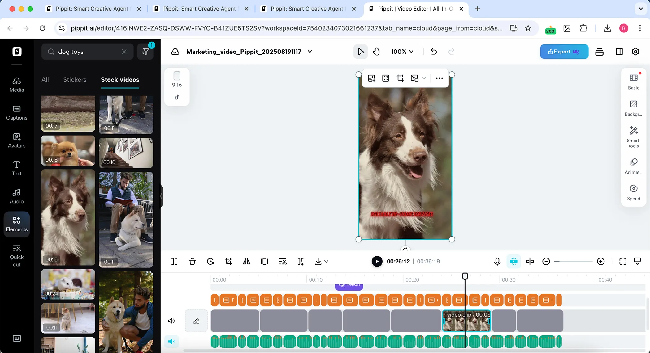Pippit Video Asset Library