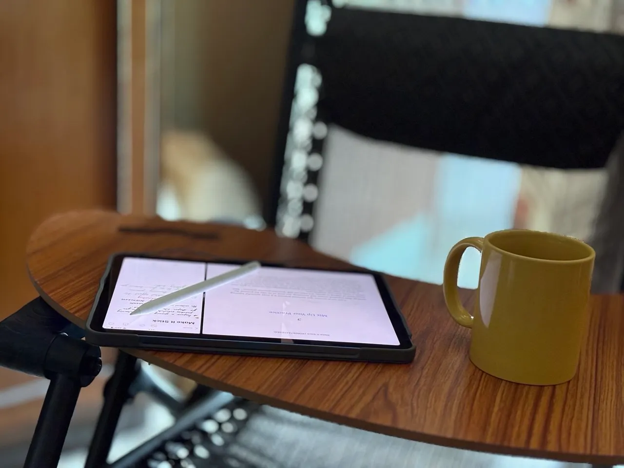 إعداد القراءة في المنزل باستخدام جهاز لوحي
