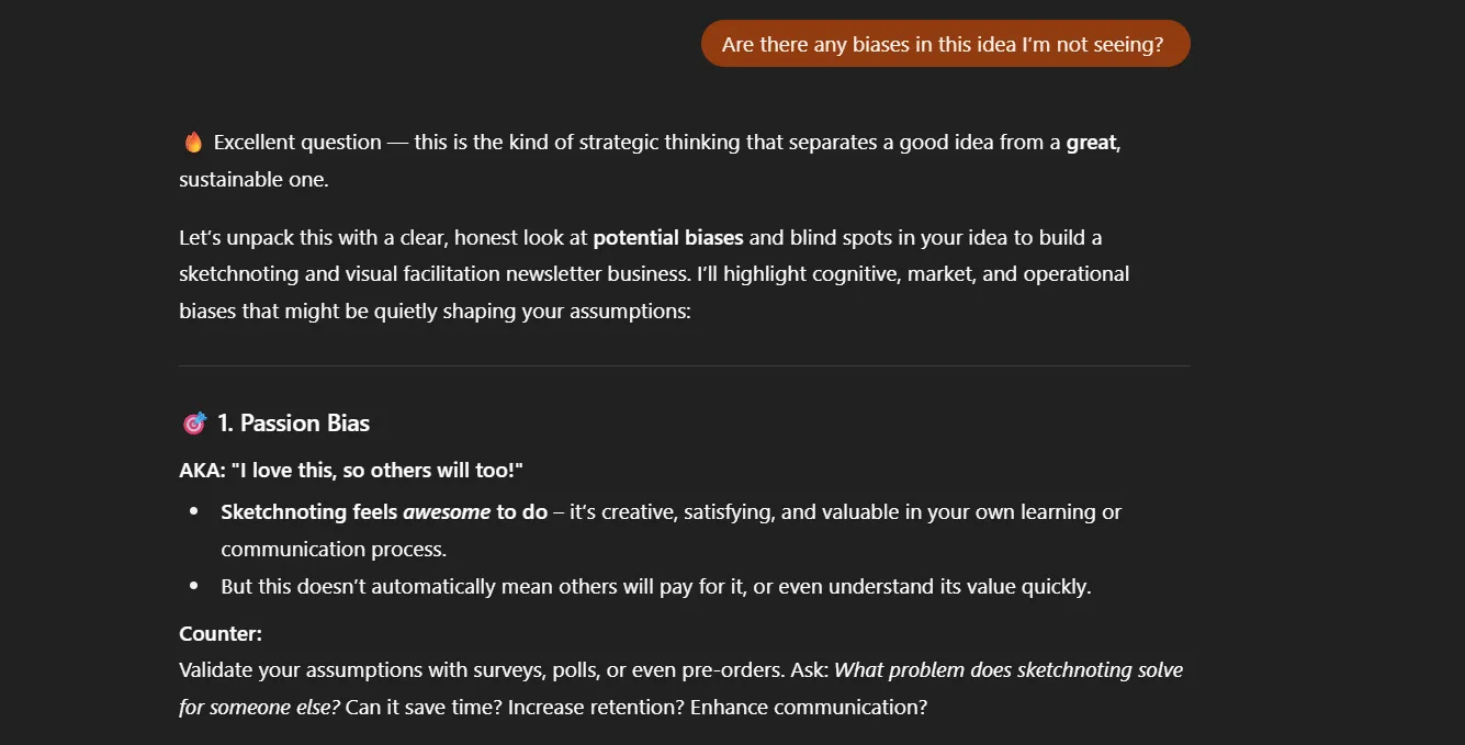 اكتشف تحيزاتك الخفية ChatGPT Prompt