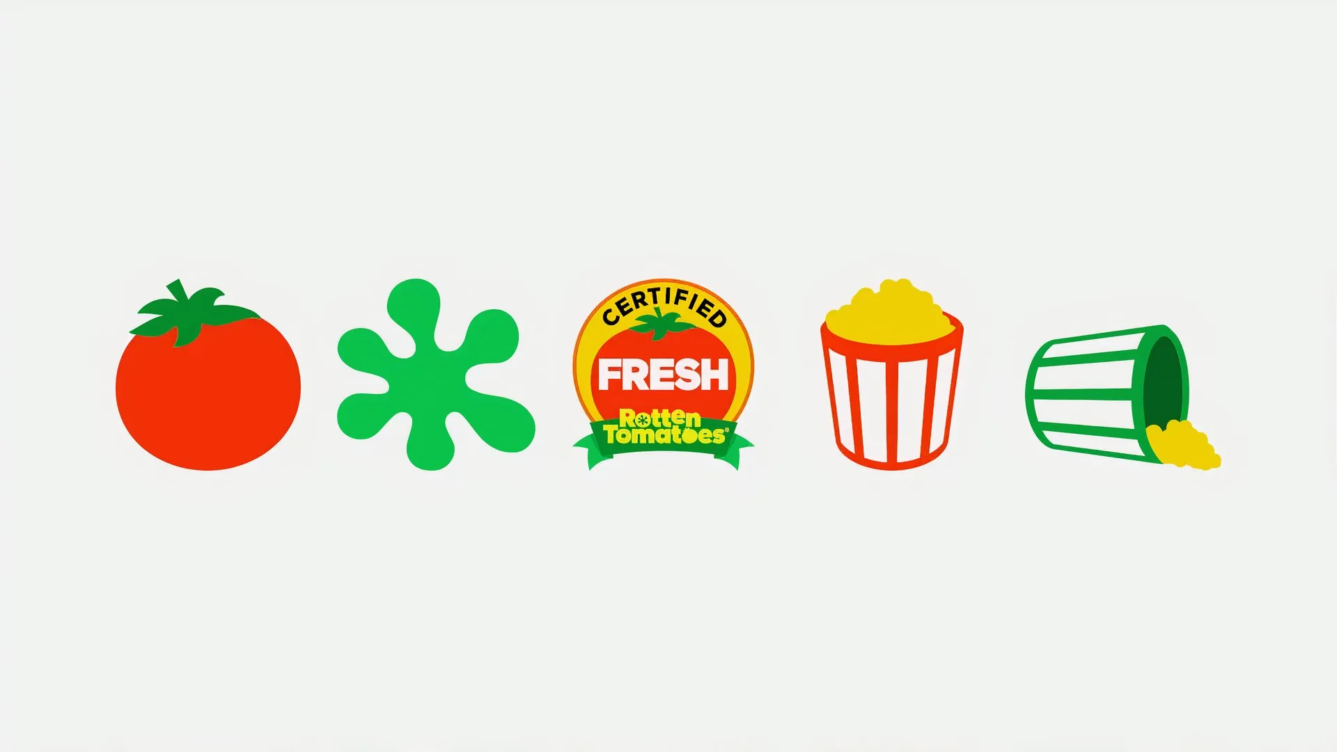 The various Rotten Tomatoes icons.
