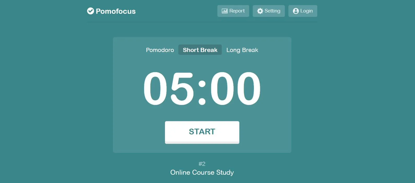 استراحة قصيرة في Pomofocus
