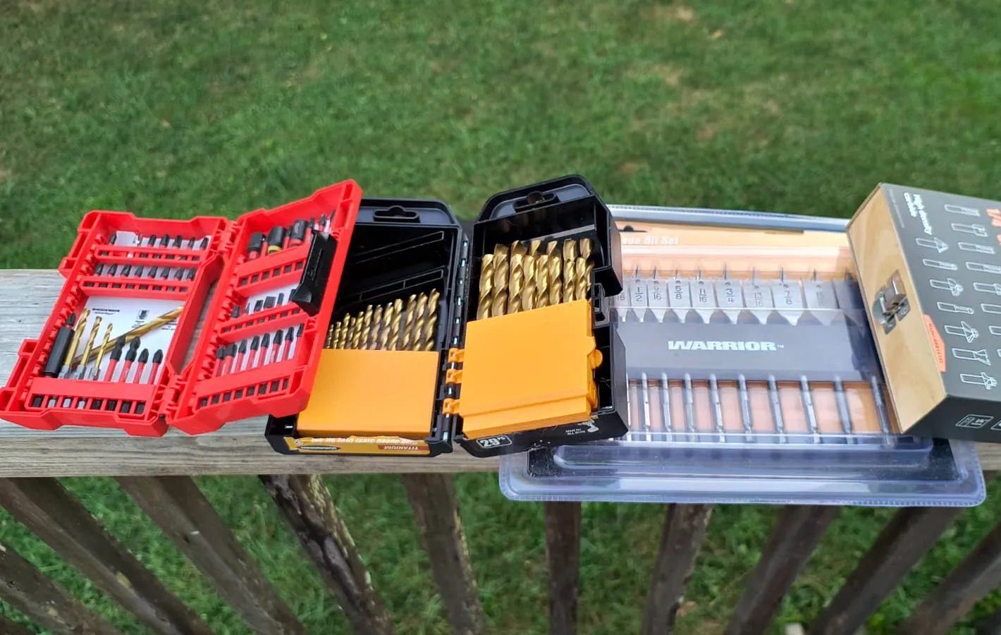 An array of extra bits for drills and drivers