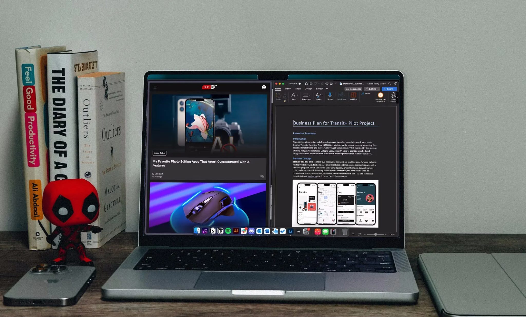 Window Tiling feature in action on a MacBook Pro running macOS Sequoia