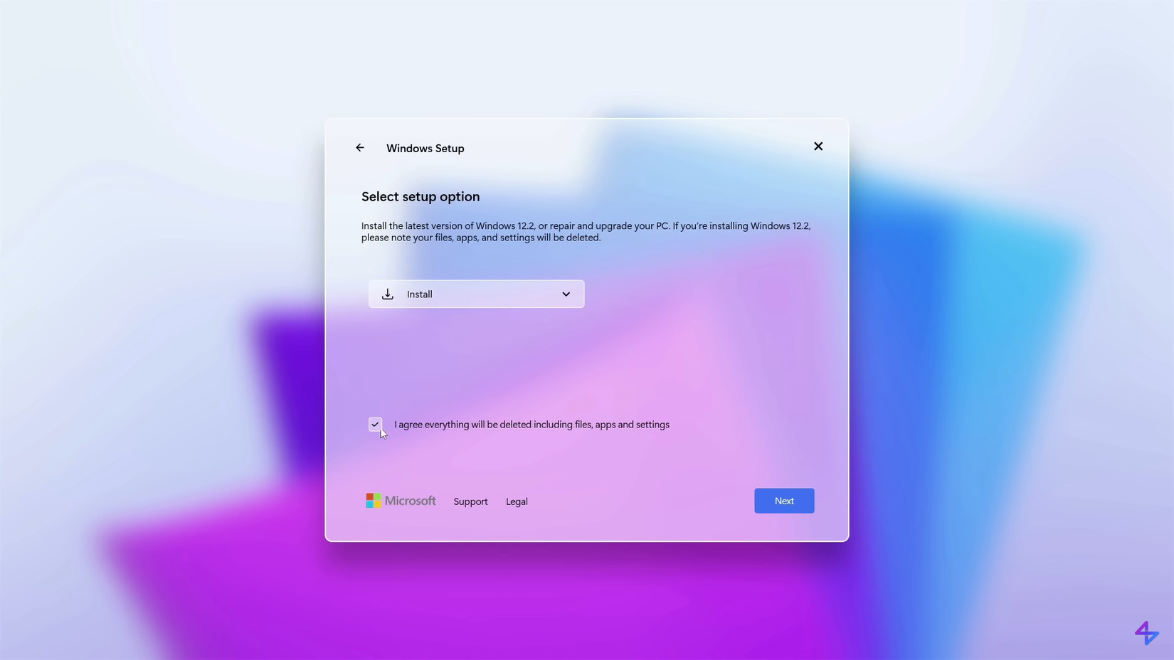 01 Windows 12 Concept Setup Process