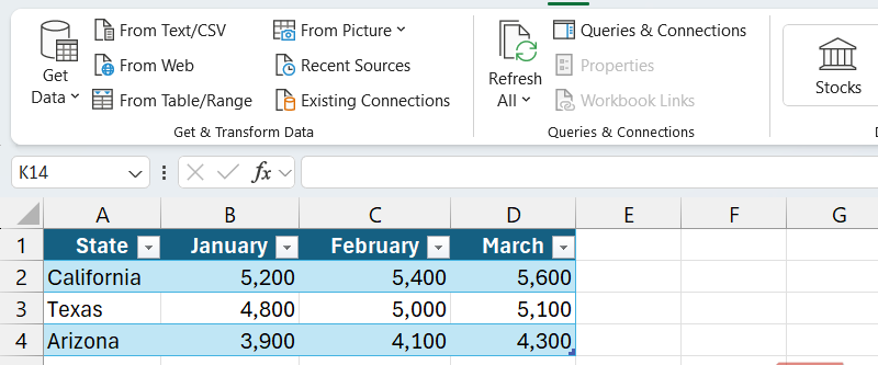 جدول محوري في Excel