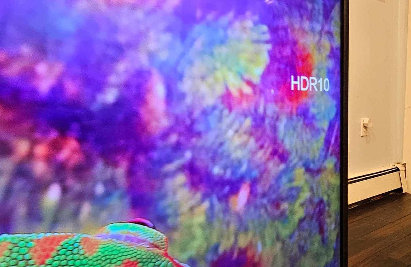 شعار HDR10 على تلفزيون Vizio الذكي