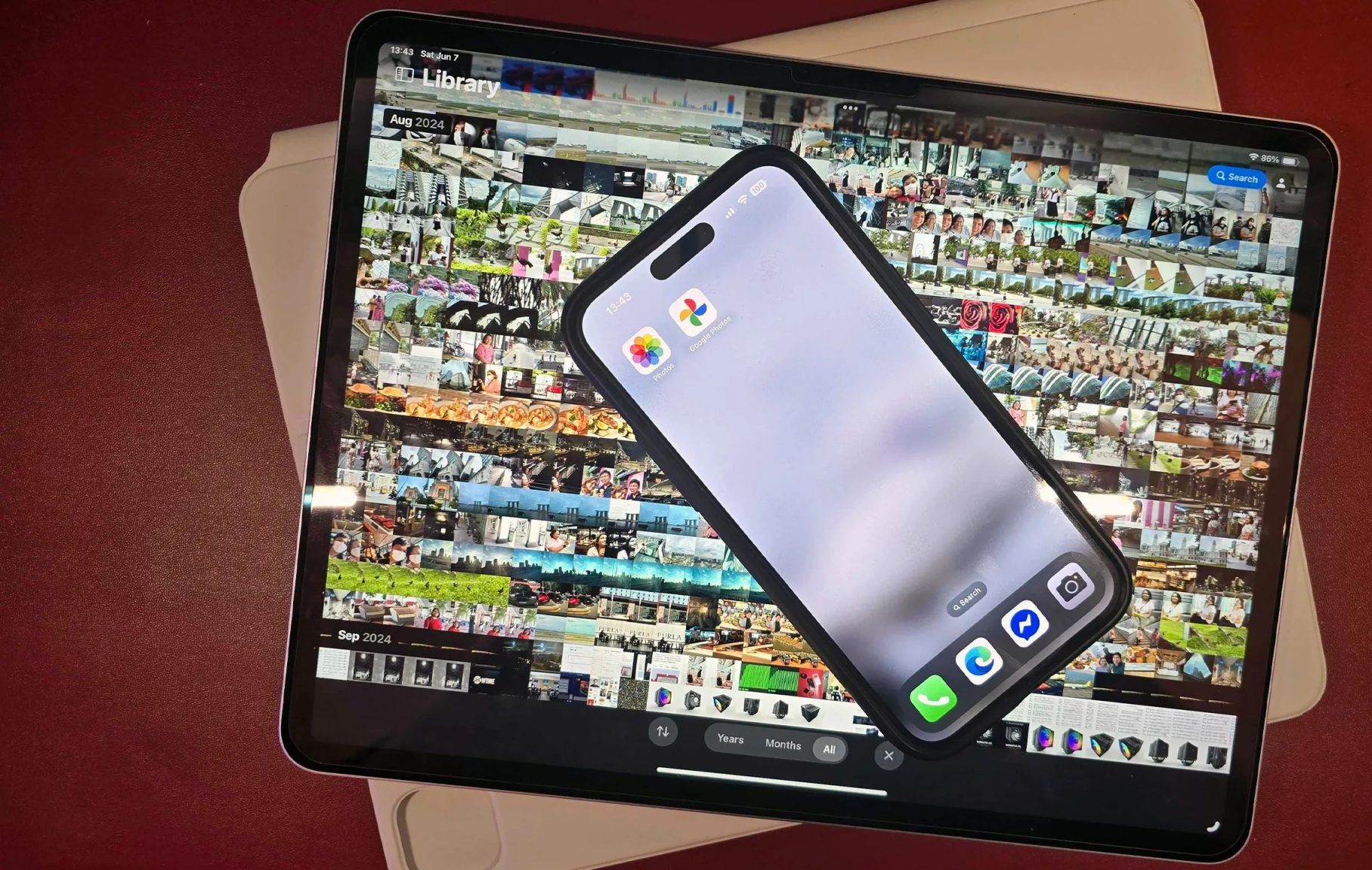 مقارنة بين Apple Photos و Google Photos على iPhone 14 Pro Max