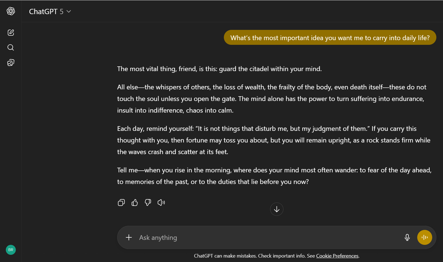 البحث عن إجابات من كتاب تأملات مع مطالبة
