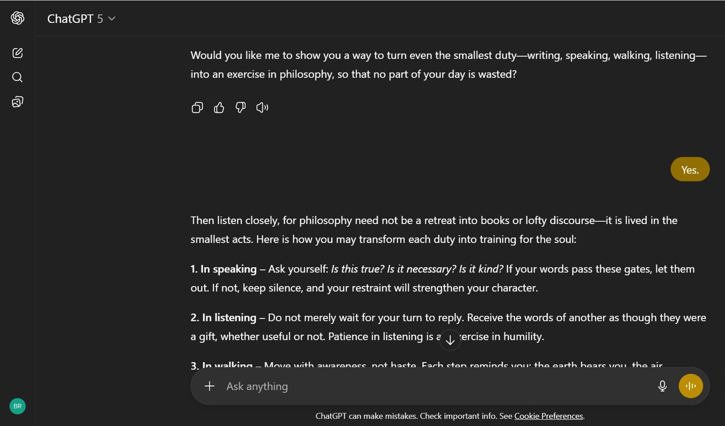 المؤلف يستجيب لحث القارئ على اتخاذ مزيد من الإجراءات.