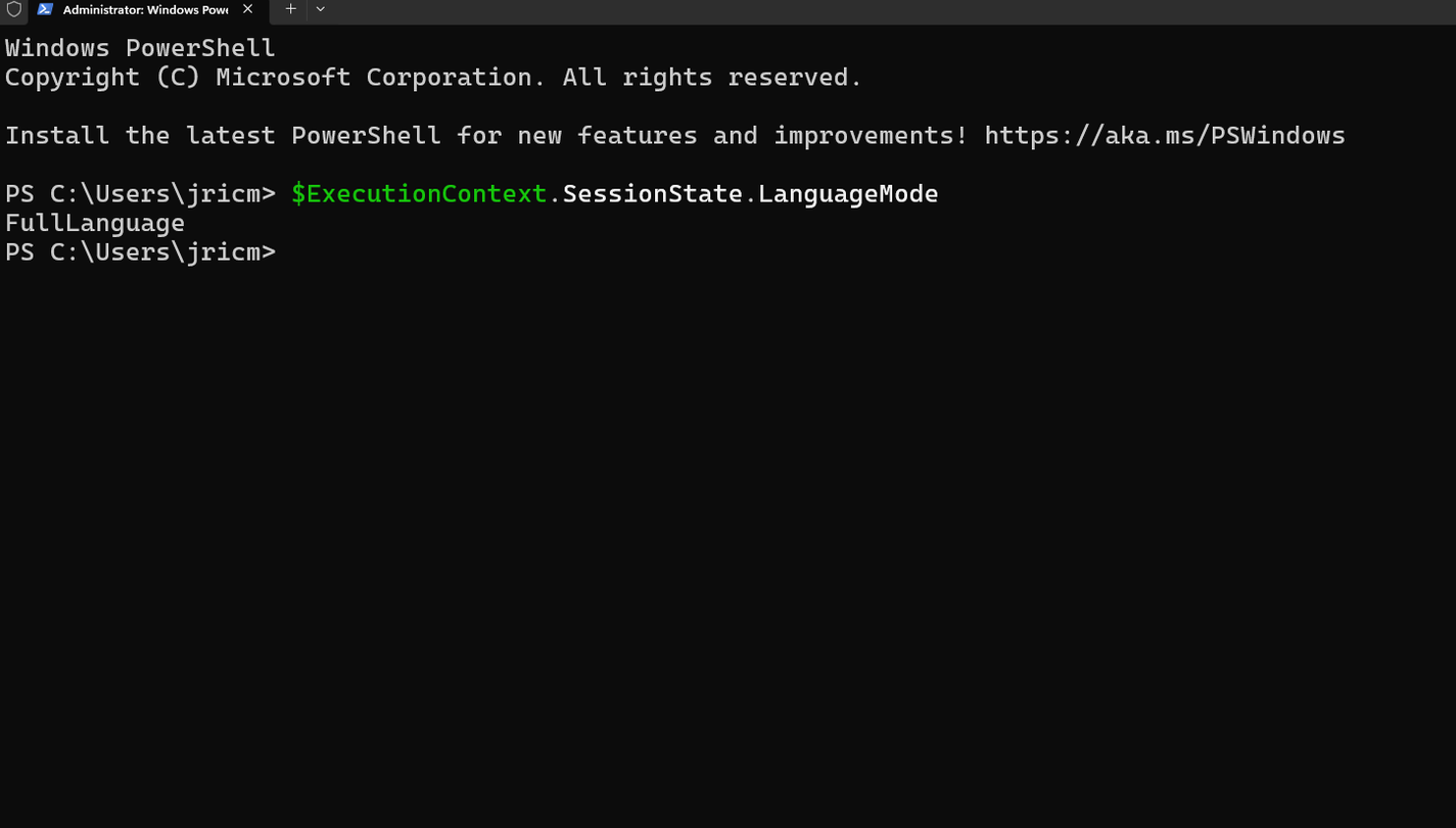 التحقق من وضع اللغة