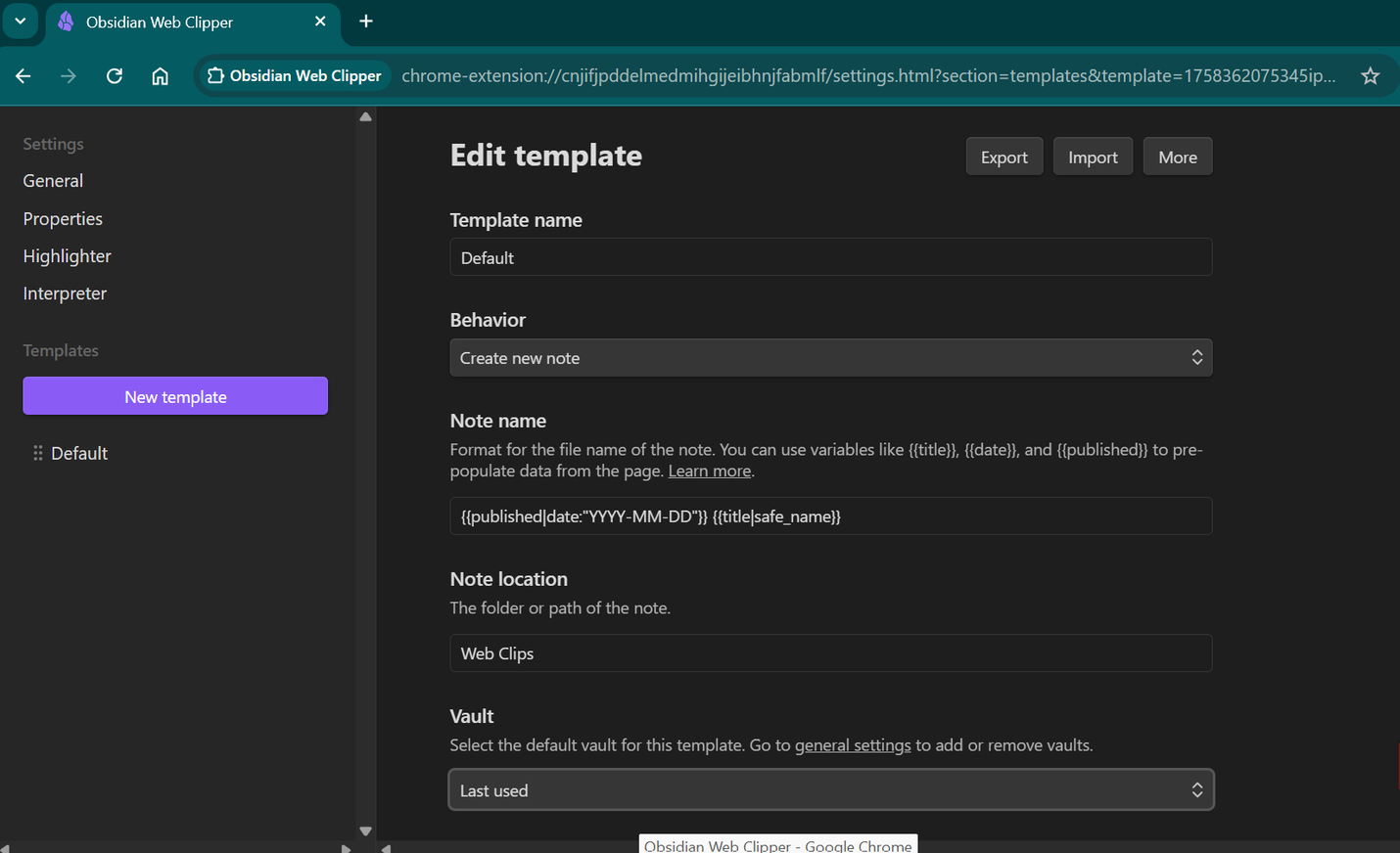 تكوين عنوان المقطع وموقع الملاحظة
