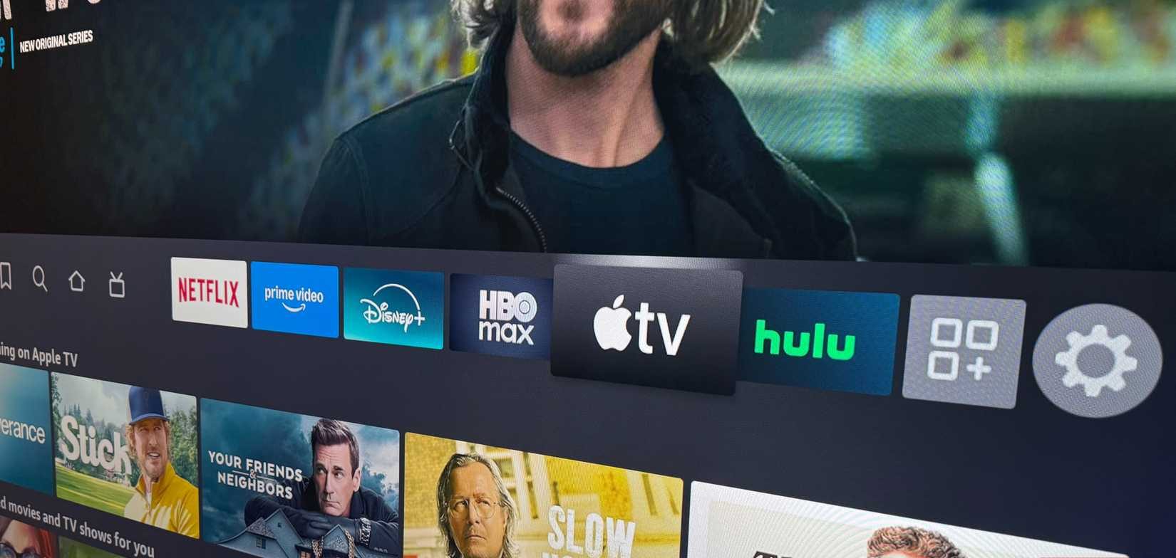 Fire TV main app bar