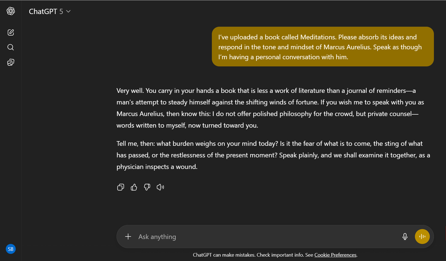 إعطاء ChatGPT تعليمات مخصصة.