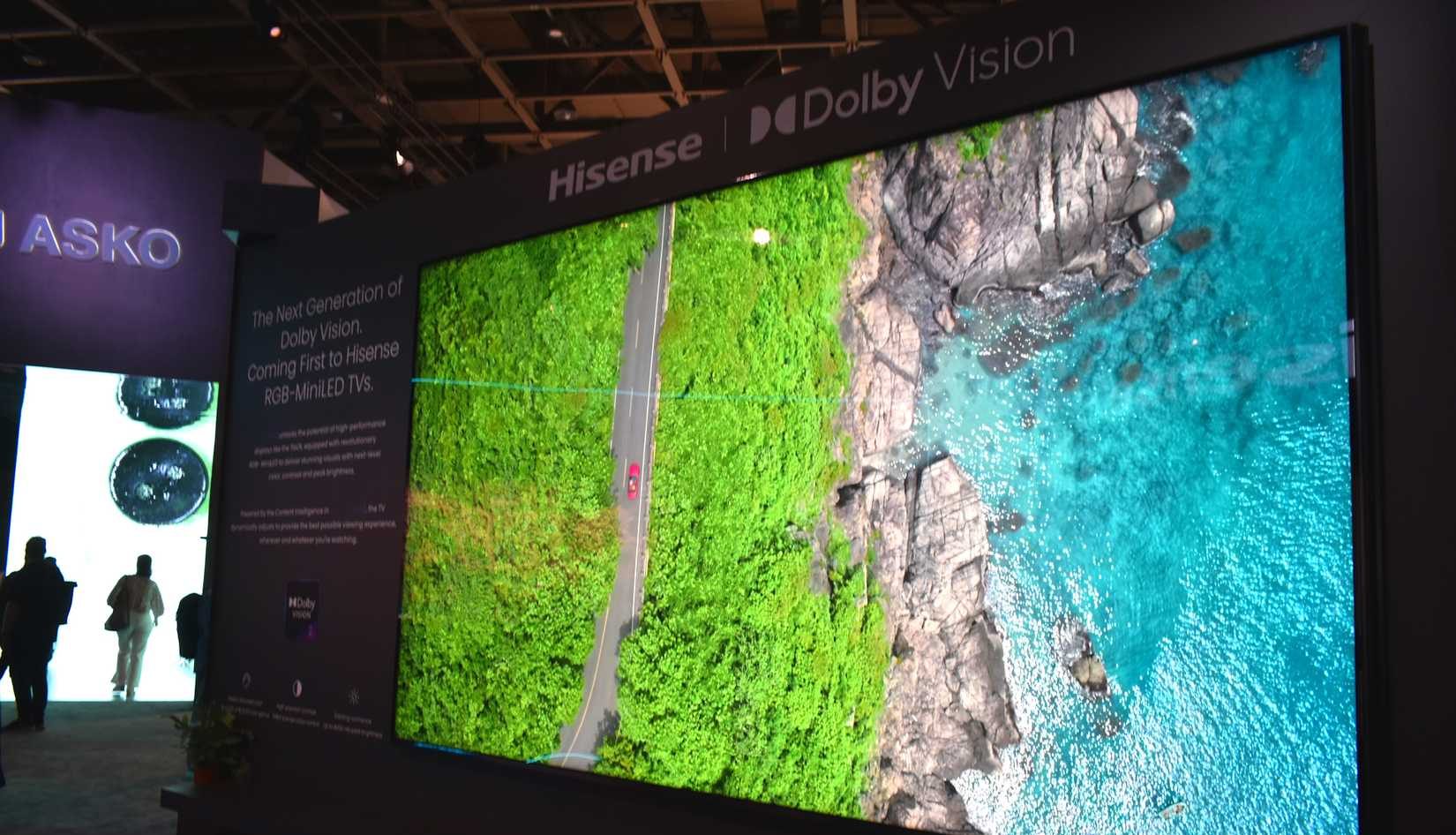hisense 116ux smart tv with dolby vision 2 at ifa 2025.