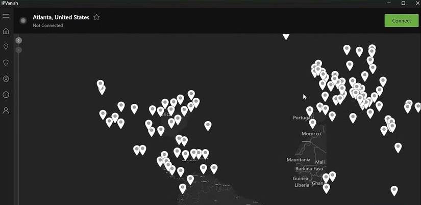 ipvanish vpn worldwide server location