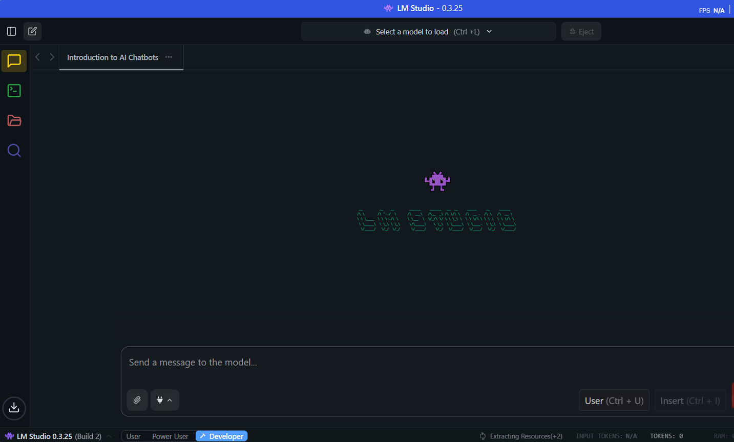 واجهة LM Studio