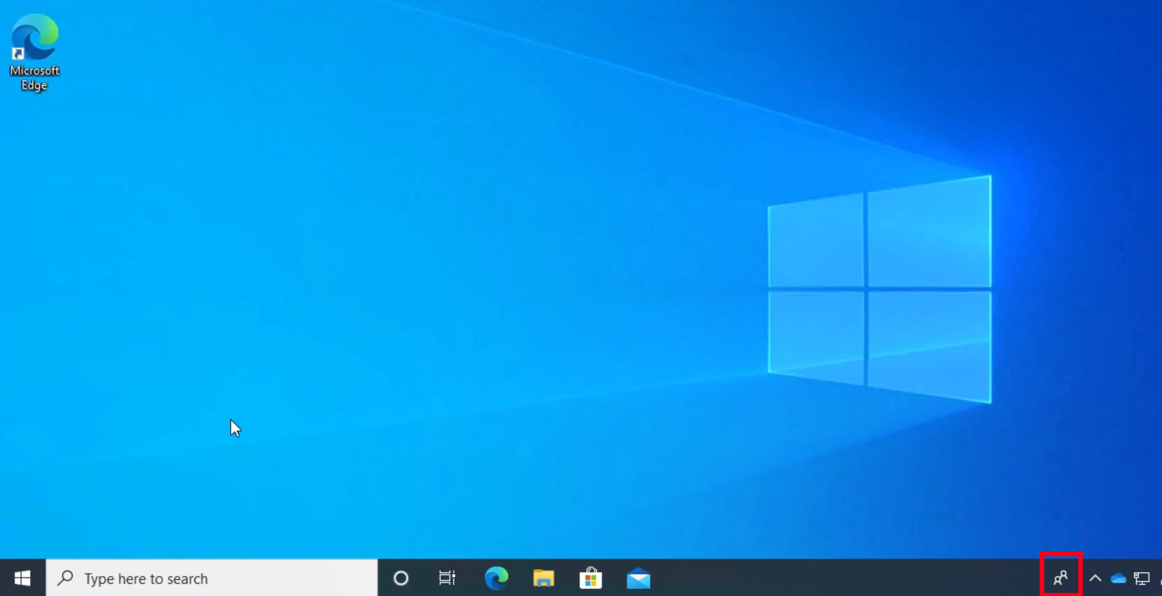 أيقونة People على نظام Windows 10.