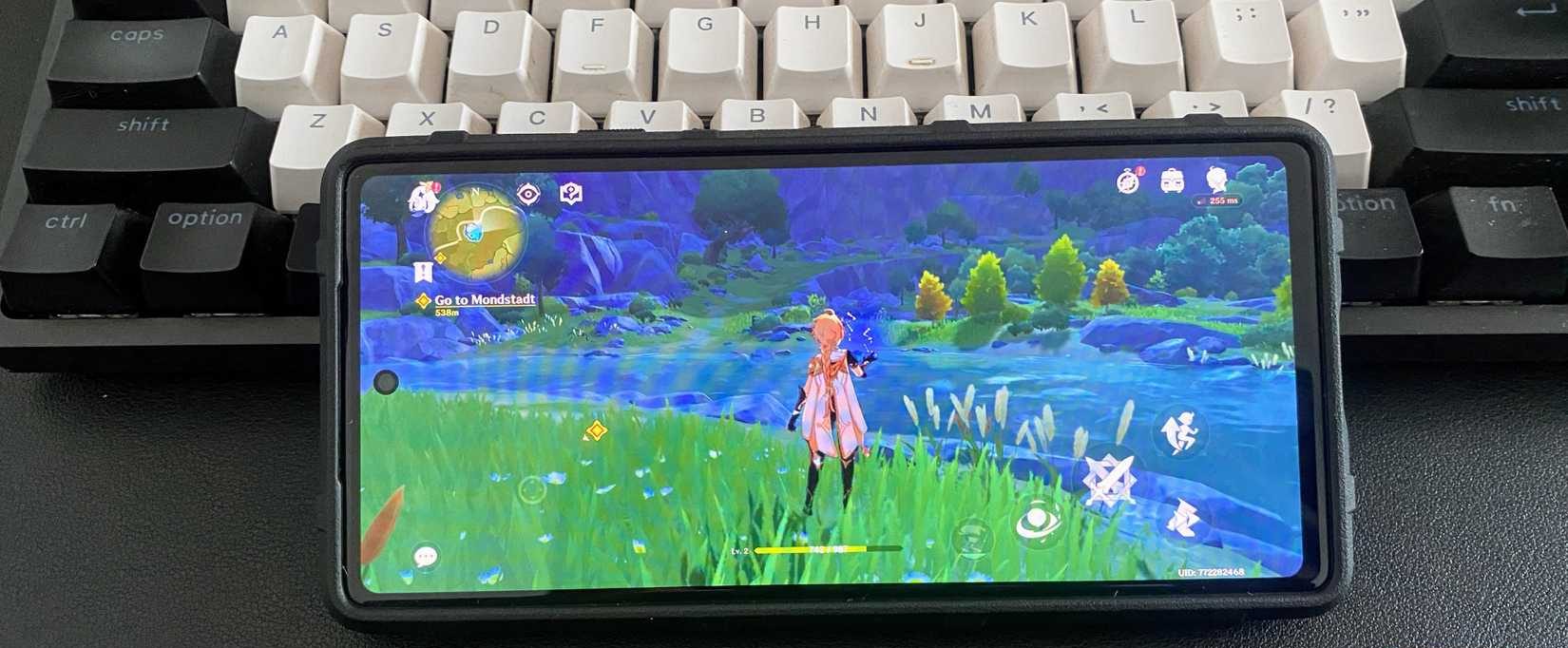 لعب لعبة Genshin Impact RPG على هاتف Android