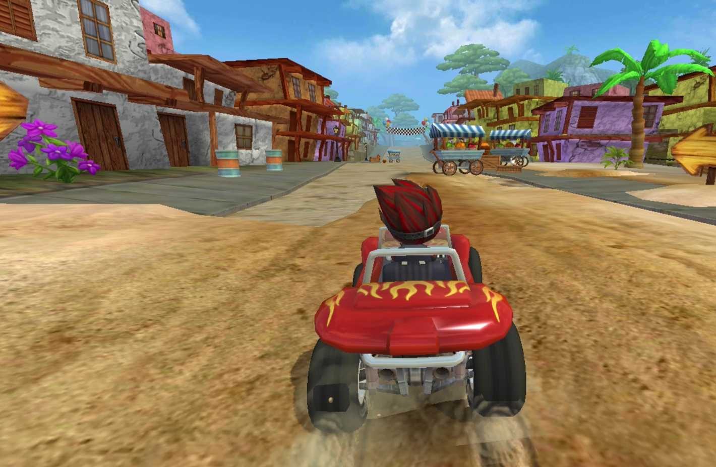 Racing game on Google TV