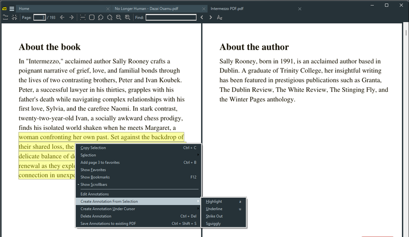 Sumatra pdf annotation