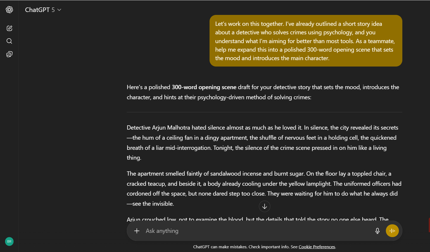 The Collaborative Partner prompt.