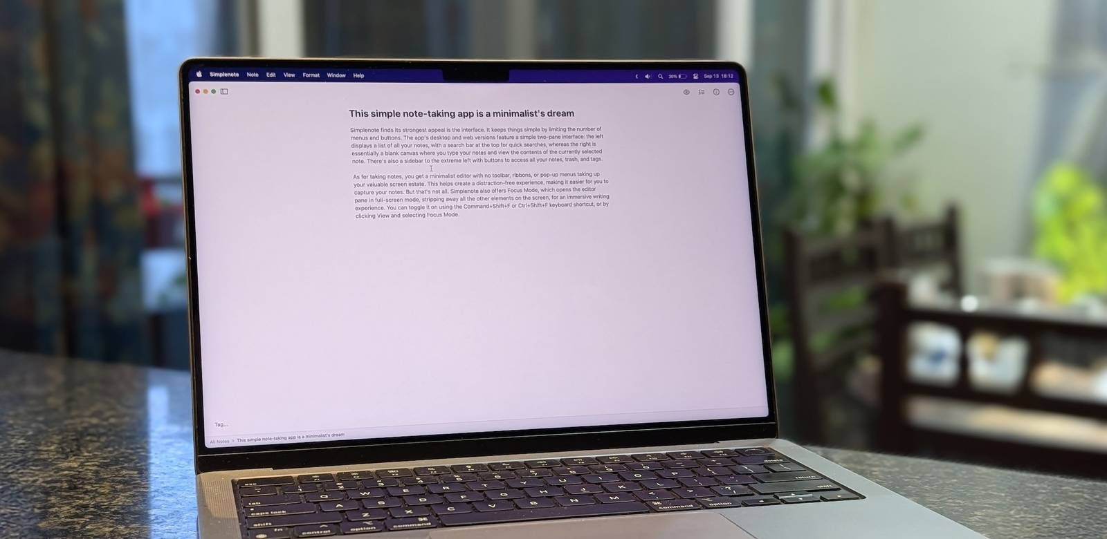 تطبيق بسيط لتدوين الملاحظات: جنة عشاق البساطة والإنتاجية الفائقة.