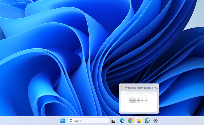 شريط مهام Windows 11