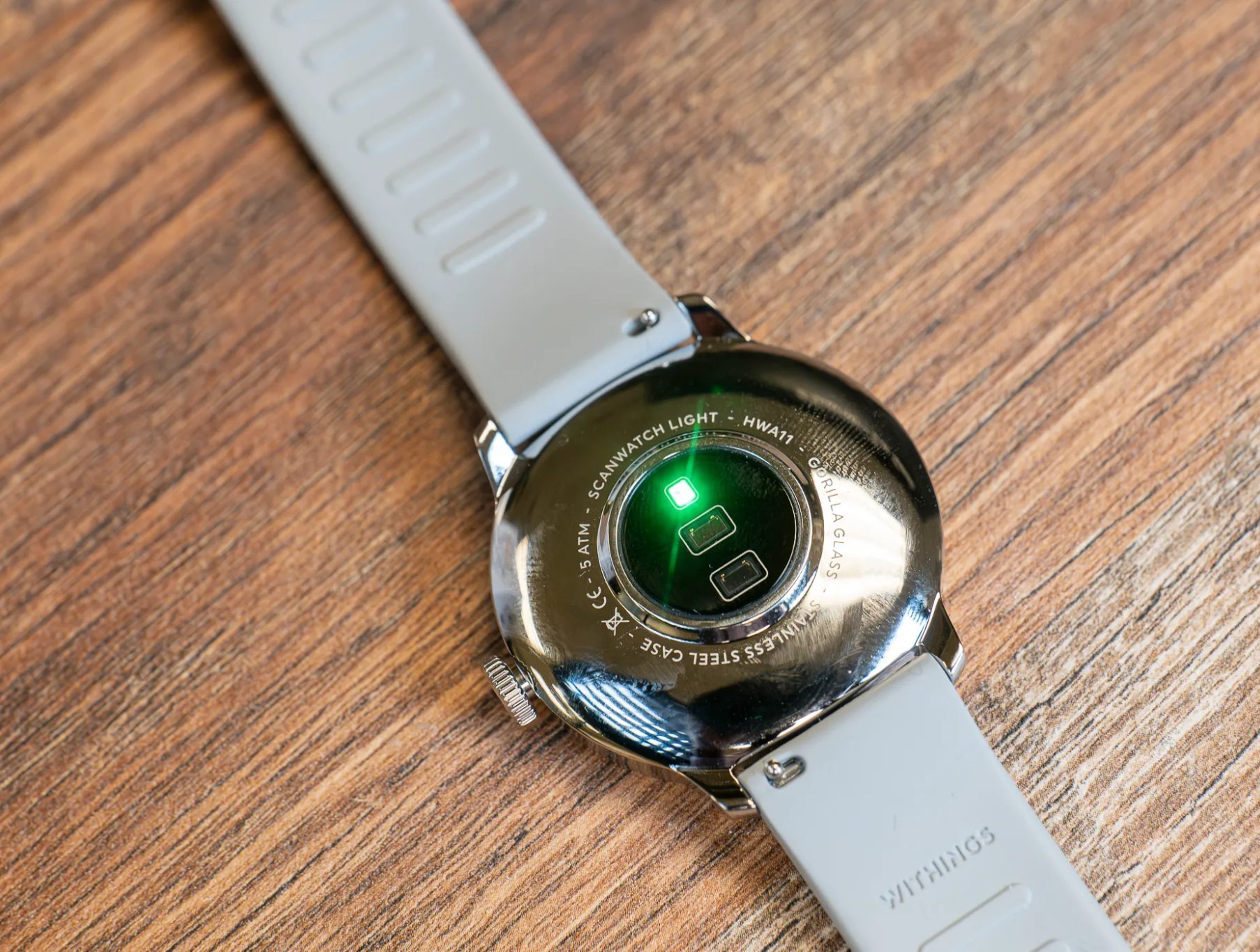 withings smartwatch light rear