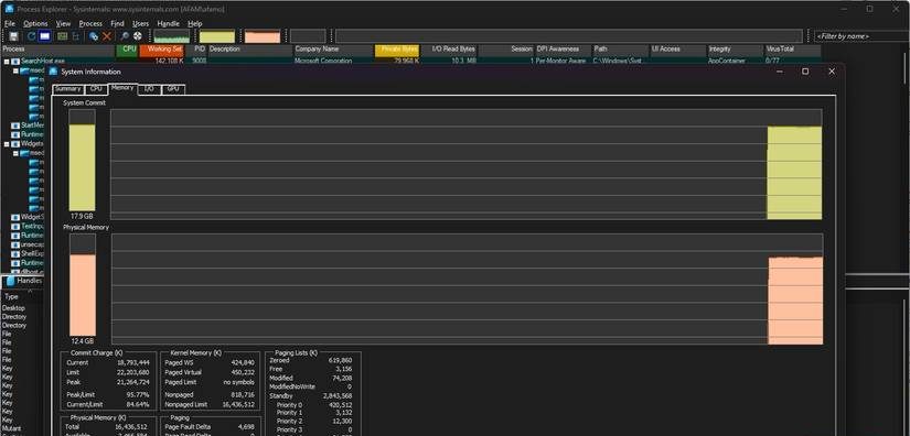 مراقبة أداء النظام أثناء تشغيل برامج ثقيلة