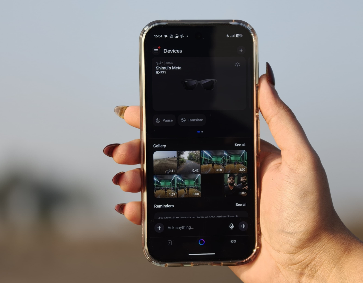 تطبيق Meta AI على الهاتف