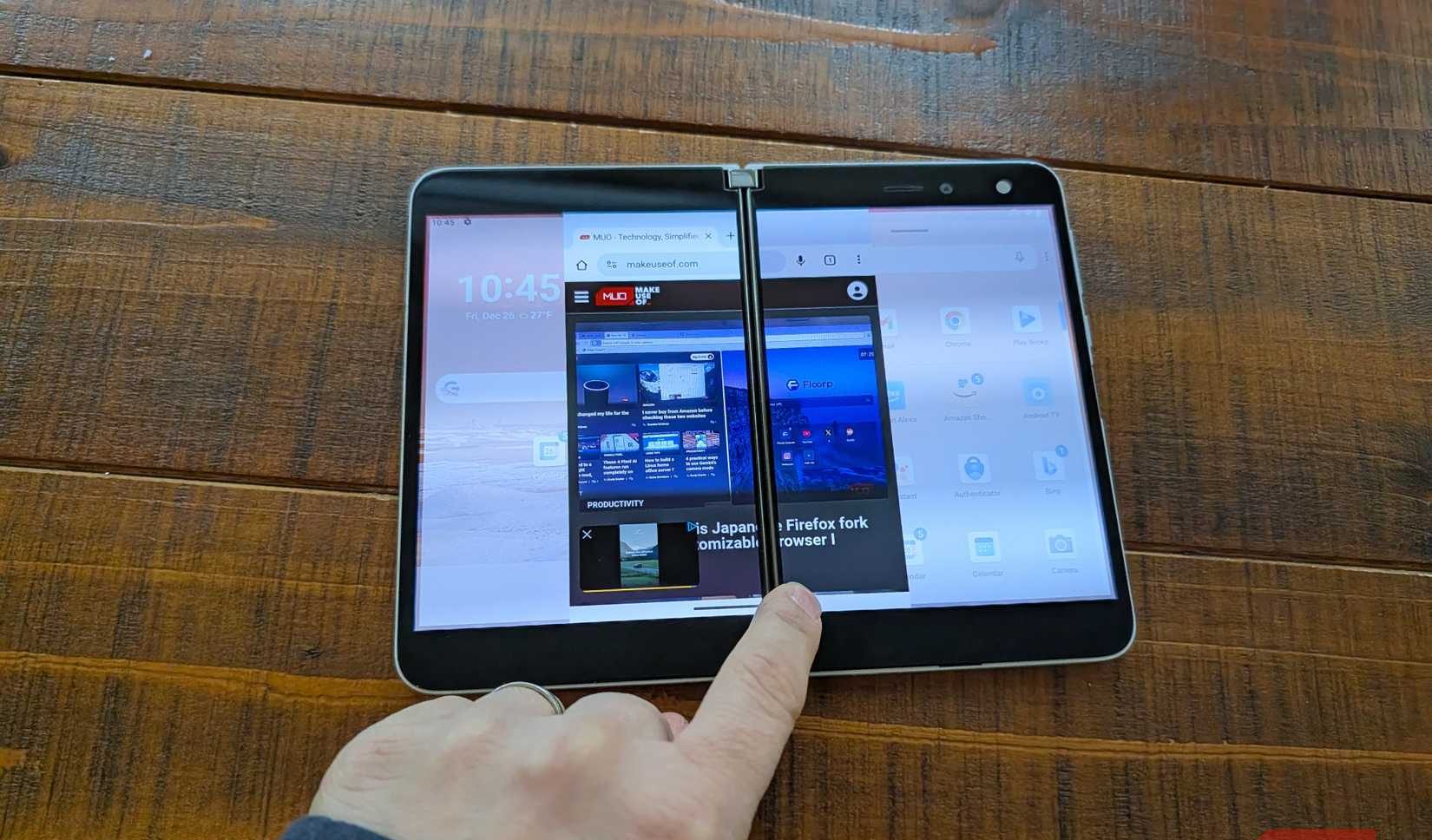 توسيع التطبيق على Surface Duo