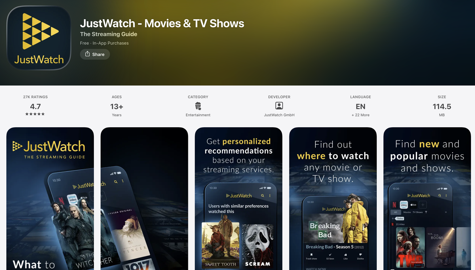 تطبيق Just Watch