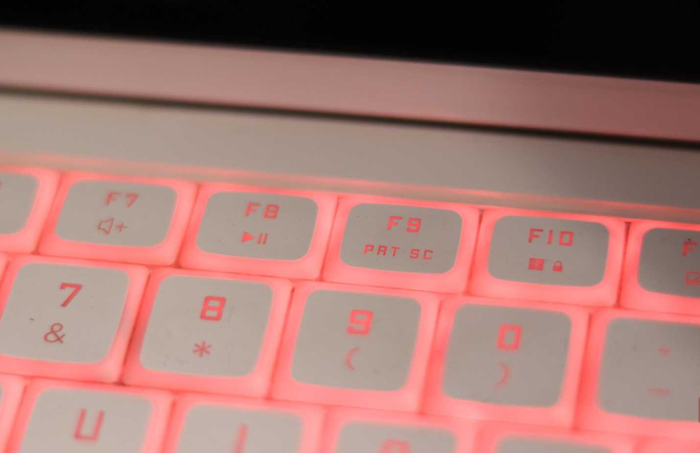 Print screen button on laptop keyboard.