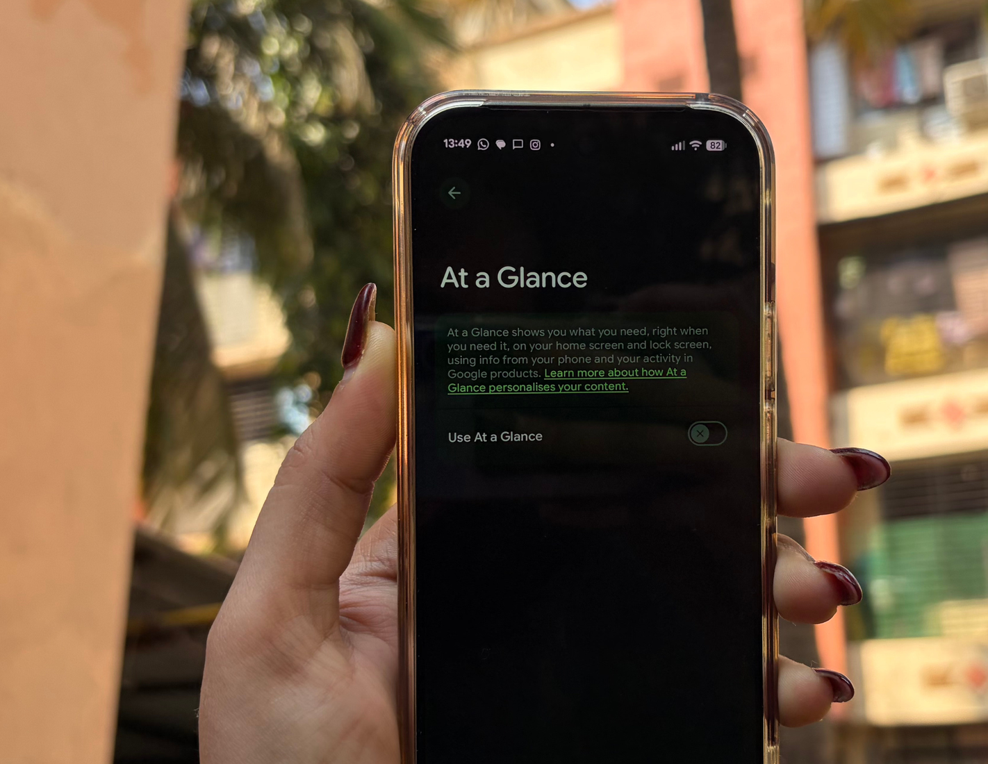 تعطيل ميزة لمحة سريعة على Pixel